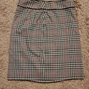 Banana republic plaid skirt